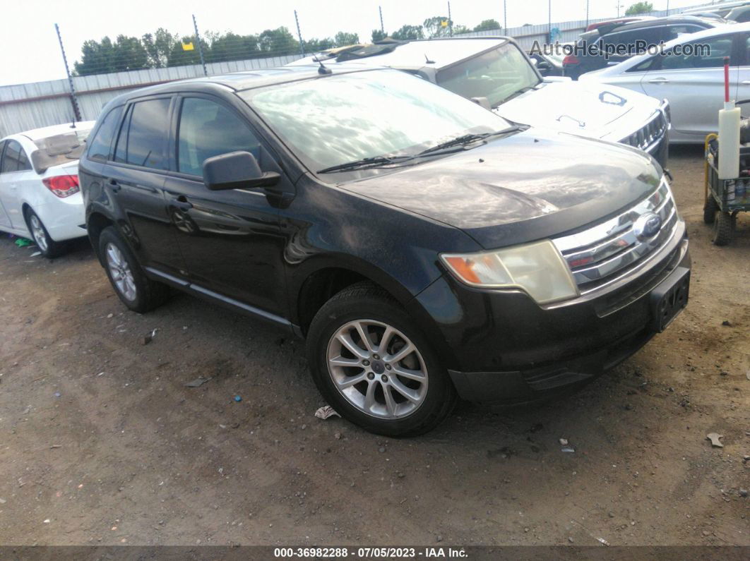 2008 Ford Edge Se Black vin: 2FMDK36C28BA83032