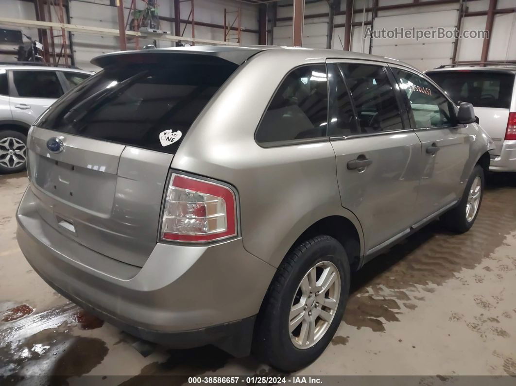 2008 Ford Edge Se Silver vin: 2FMDK36C38BA49665