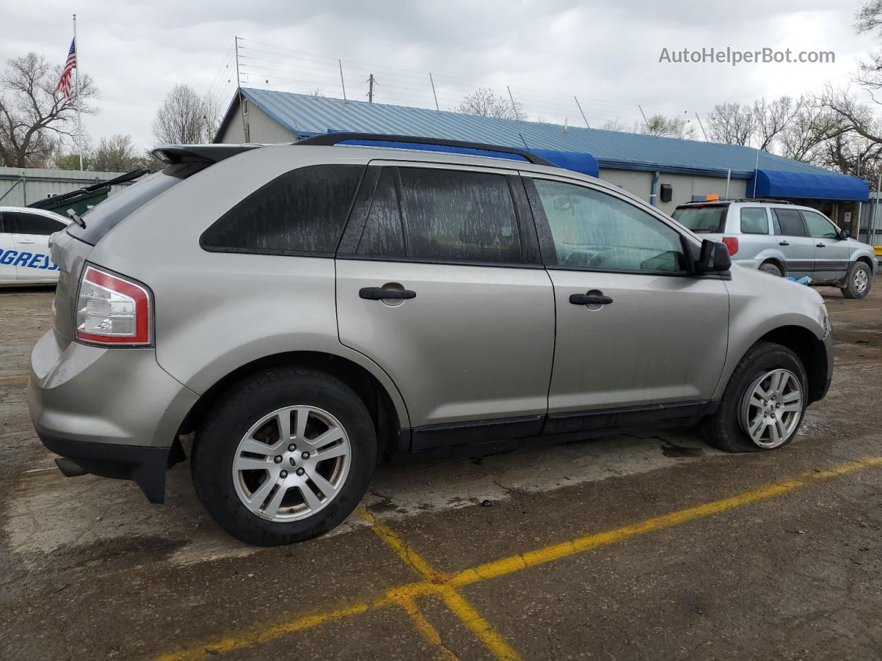 2008 Ford Edge Se Silver vin: 2FMDK36C38BA71035