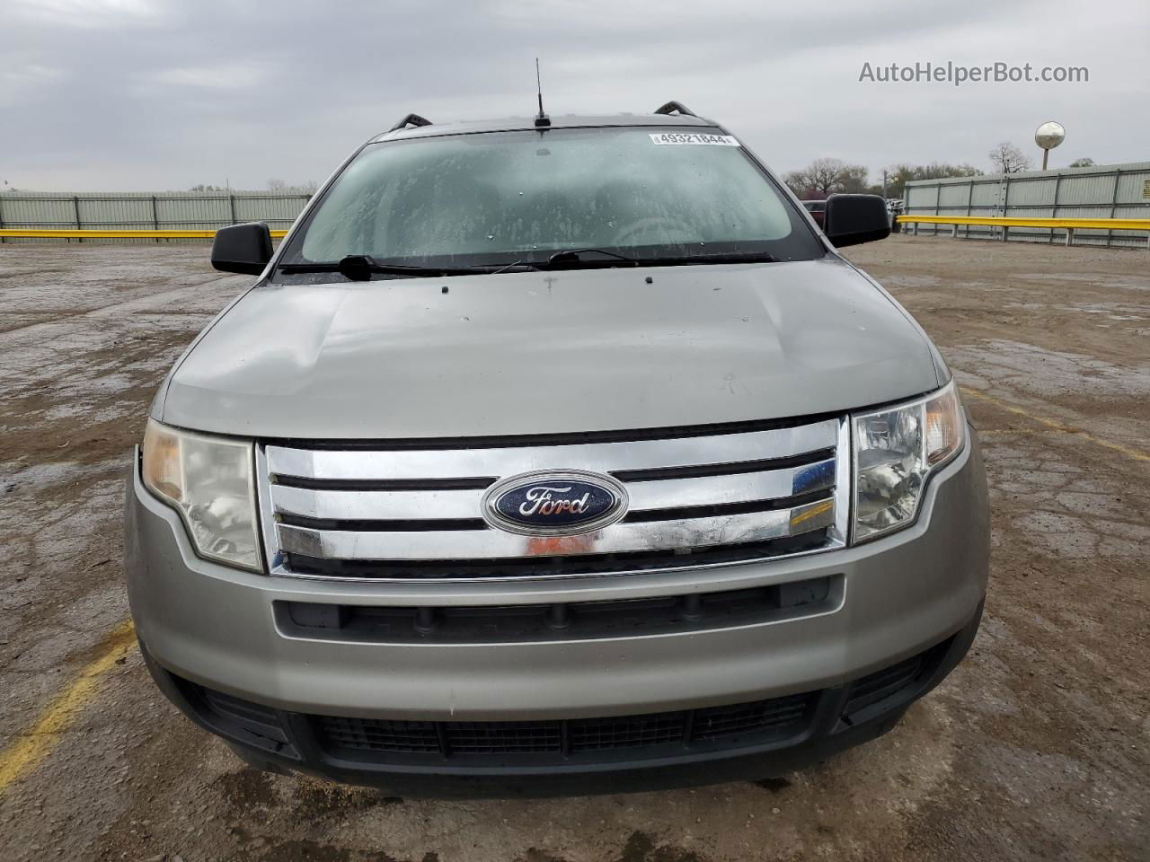 2008 Ford Edge Se Silver vin: 2FMDK36C38BA71035