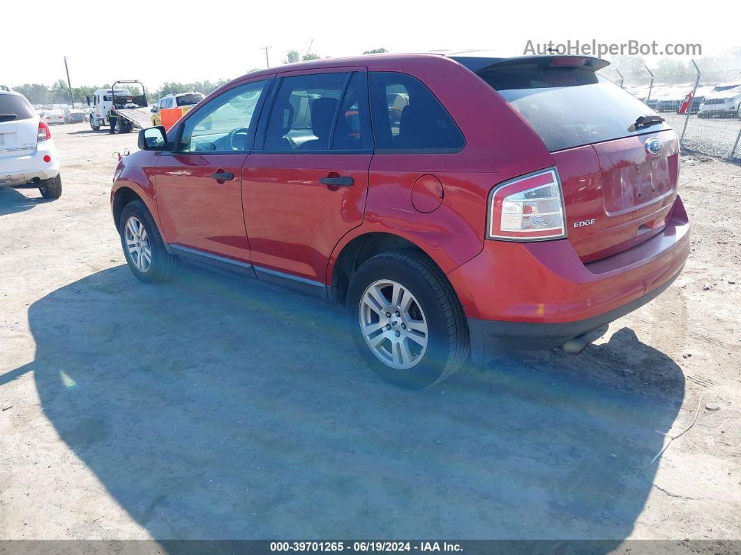 2008 Ford Edge Se Red vin: 2FMDK36C38BA71505