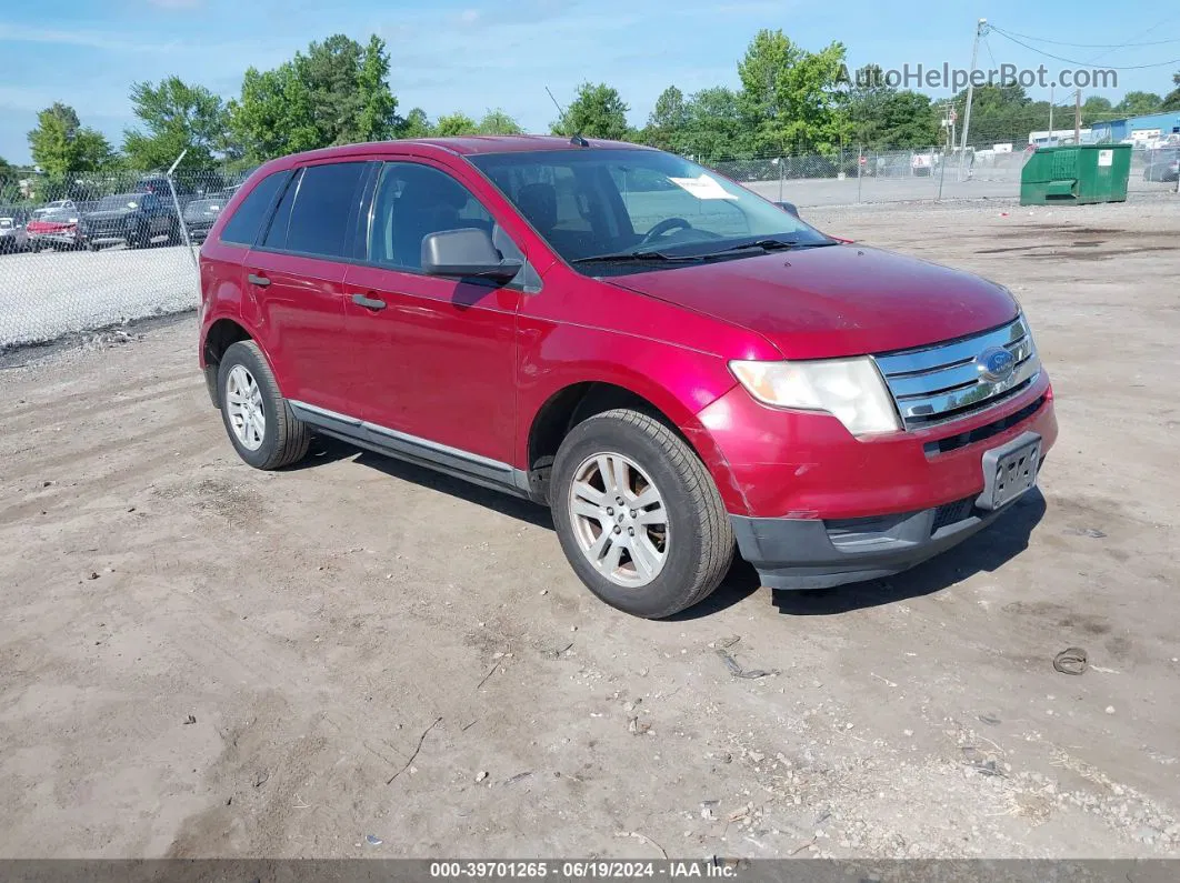 2008 Ford Edge Se Красный vin: 2FMDK36C38BA71505