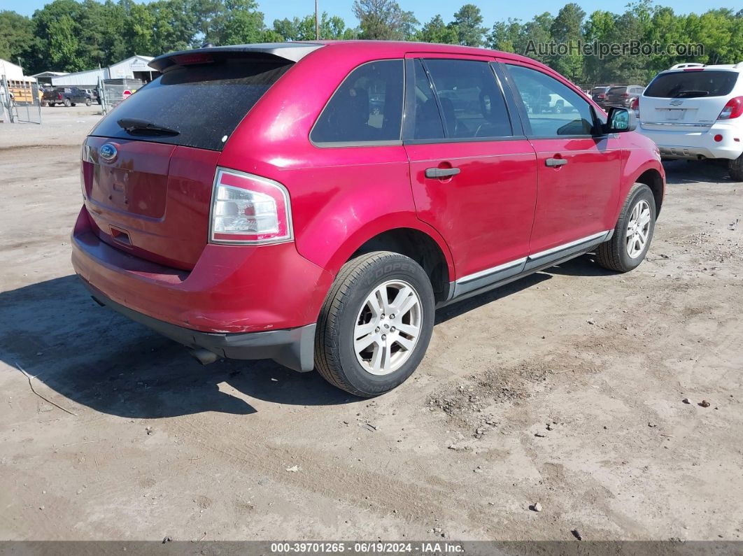 2008 Ford Edge Se Красный vin: 2FMDK36C38BA71505