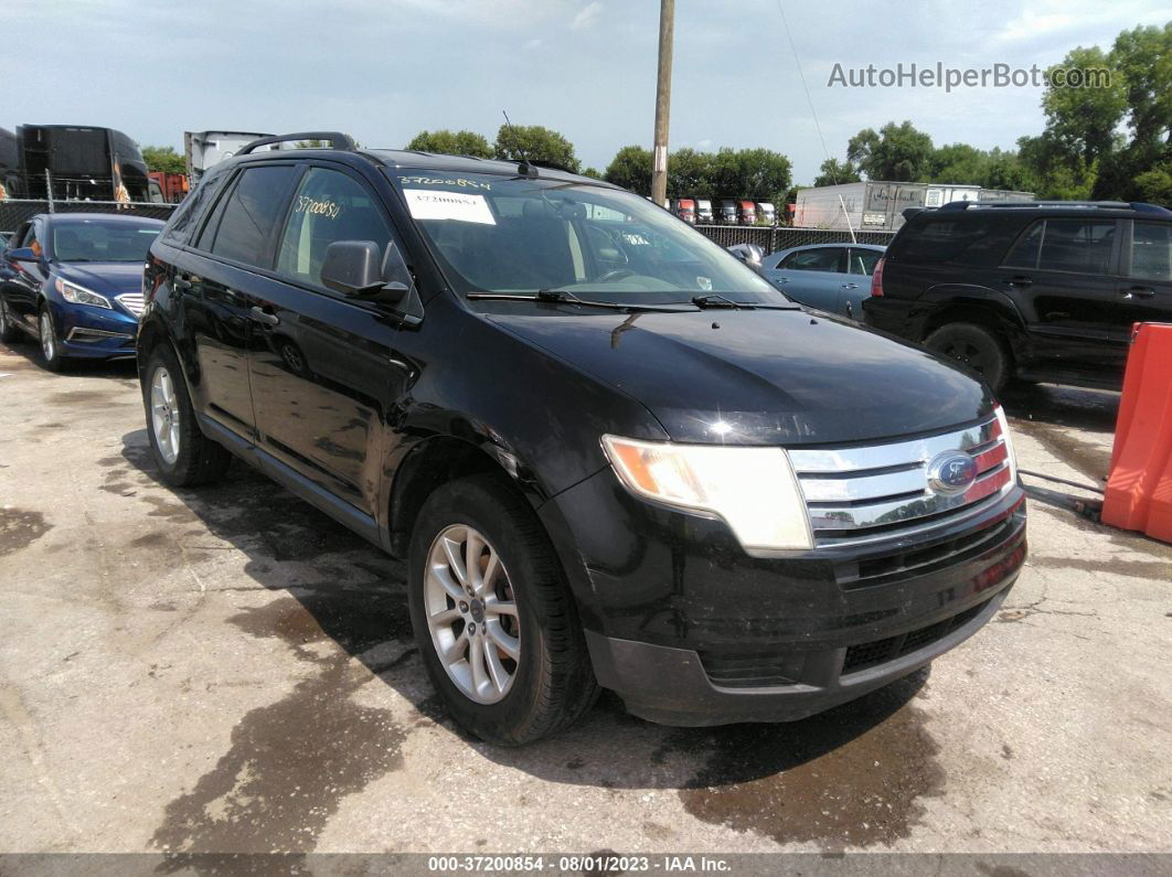 2008 Ford Edge Se Black vin: 2FMDK36C38BA91253