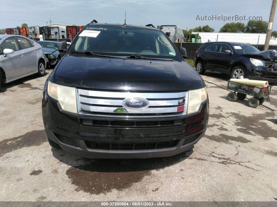 2008 Ford Edge Se Black vin: 2FMDK36C38BA91253