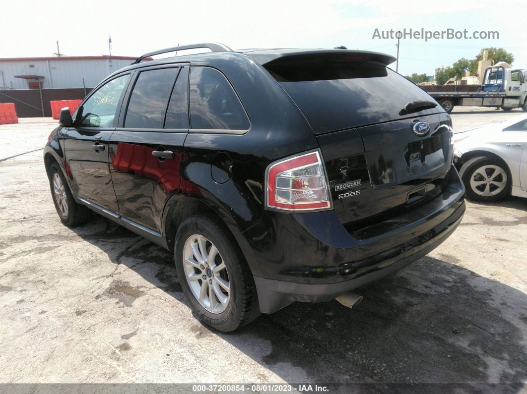 2008 Ford Edge Se Black vin: 2FMDK36C38BA91253