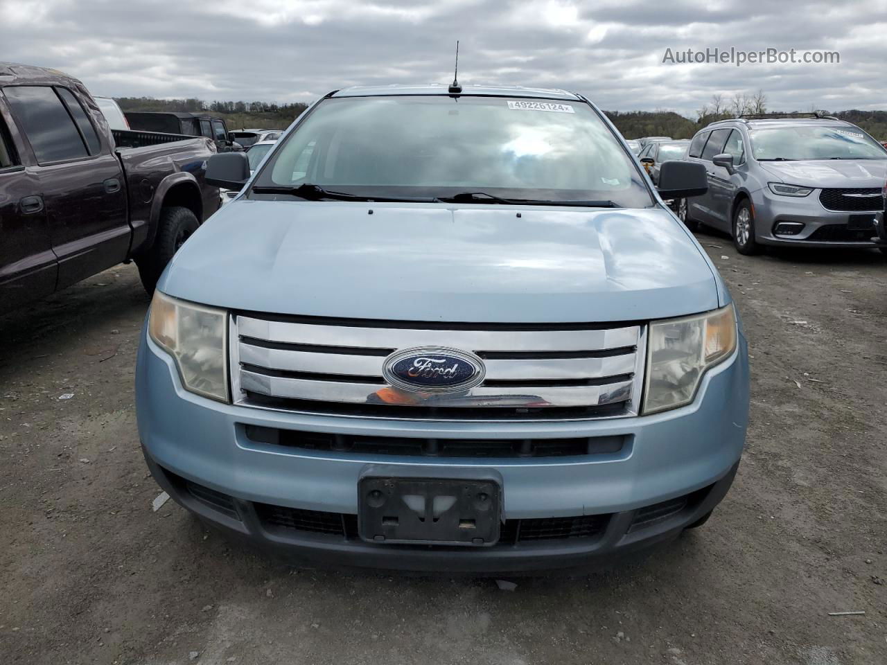 2008 Ford Edge Se White vin: 2FMDK36C38BB42413