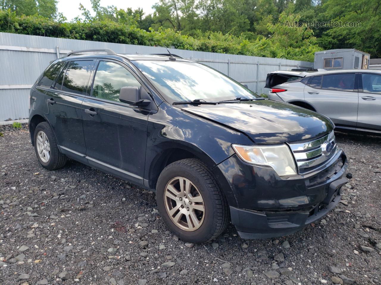 2008 Ford Edge Se Black vin: 2FMDK36C48BA11068