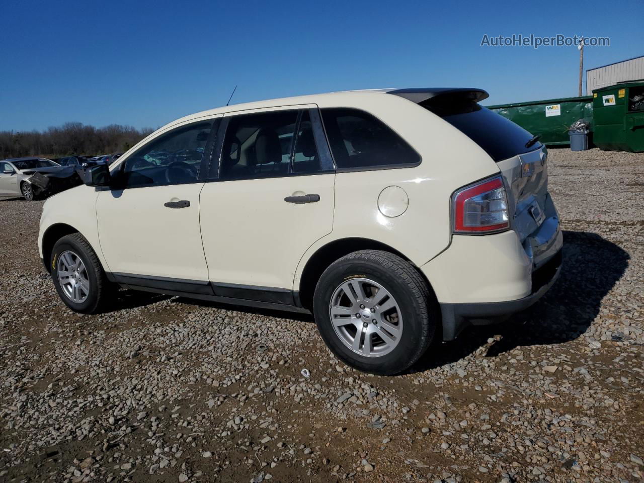 2008 Ford Edge Se Cream vin: 2FMDK36C48BB09386