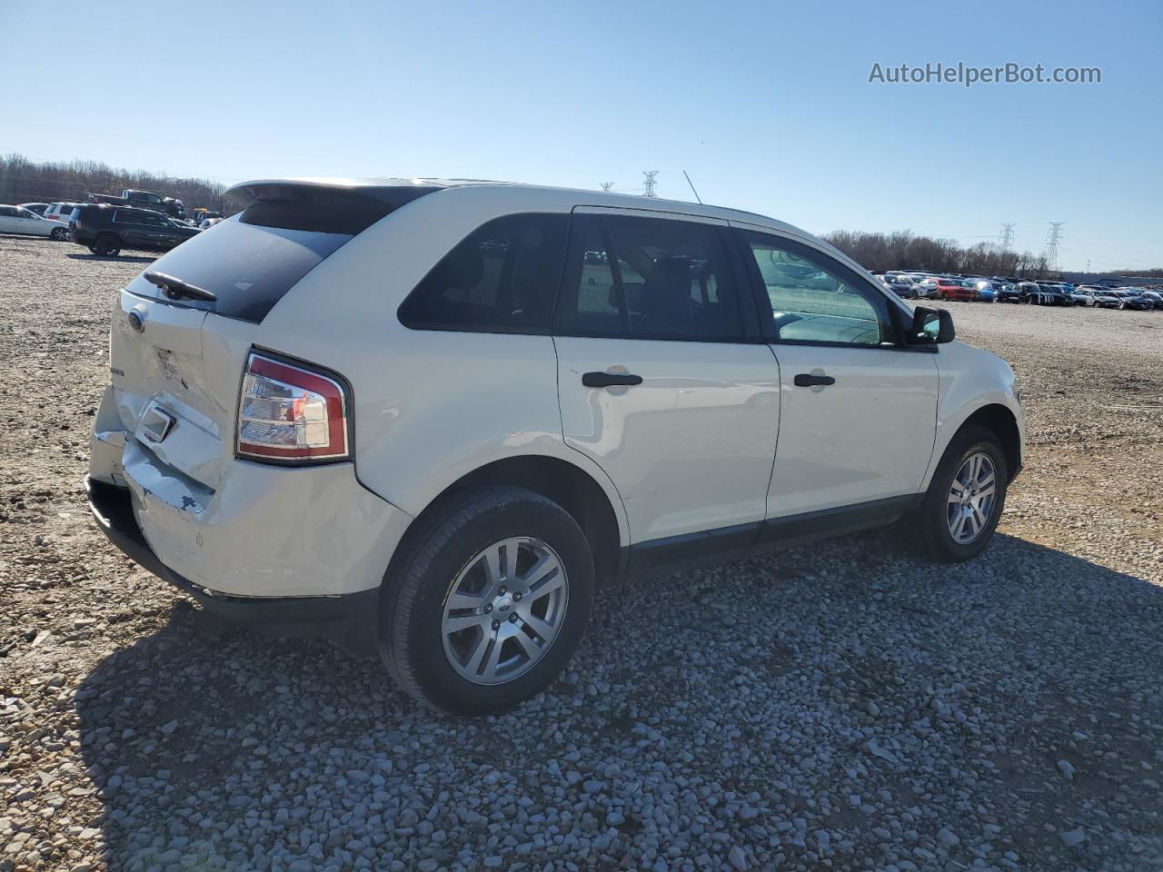 2008 Ford Edge Se Cream vin: 2FMDK36C48BB09386