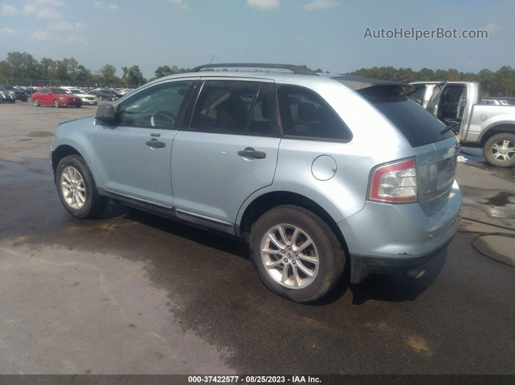 2008 Ford Edge Se Light Blue vin: 2FMDK36C48BB20226