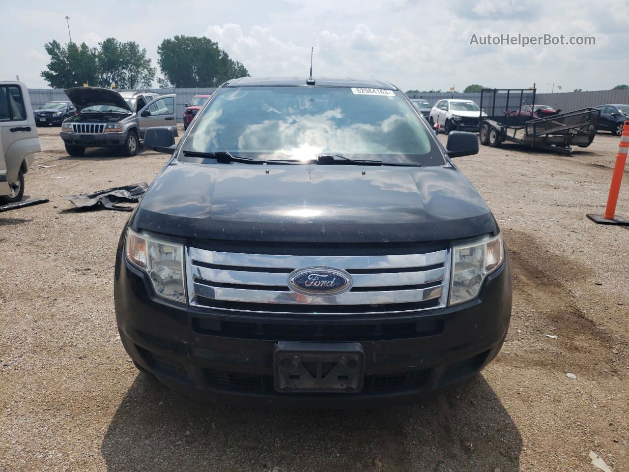 2008 Ford Edge Se Черный vin: 2FMDK36C58BA25089