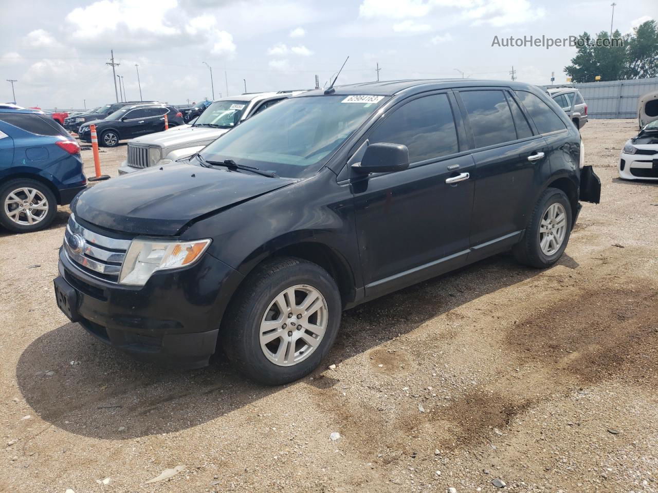 2008 Ford Edge Se Black vin: 2FMDK36C58BA25089