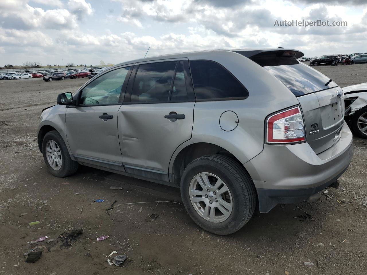 2008 Ford Edge Se Silver vin: 2FMDK36C58BA58920