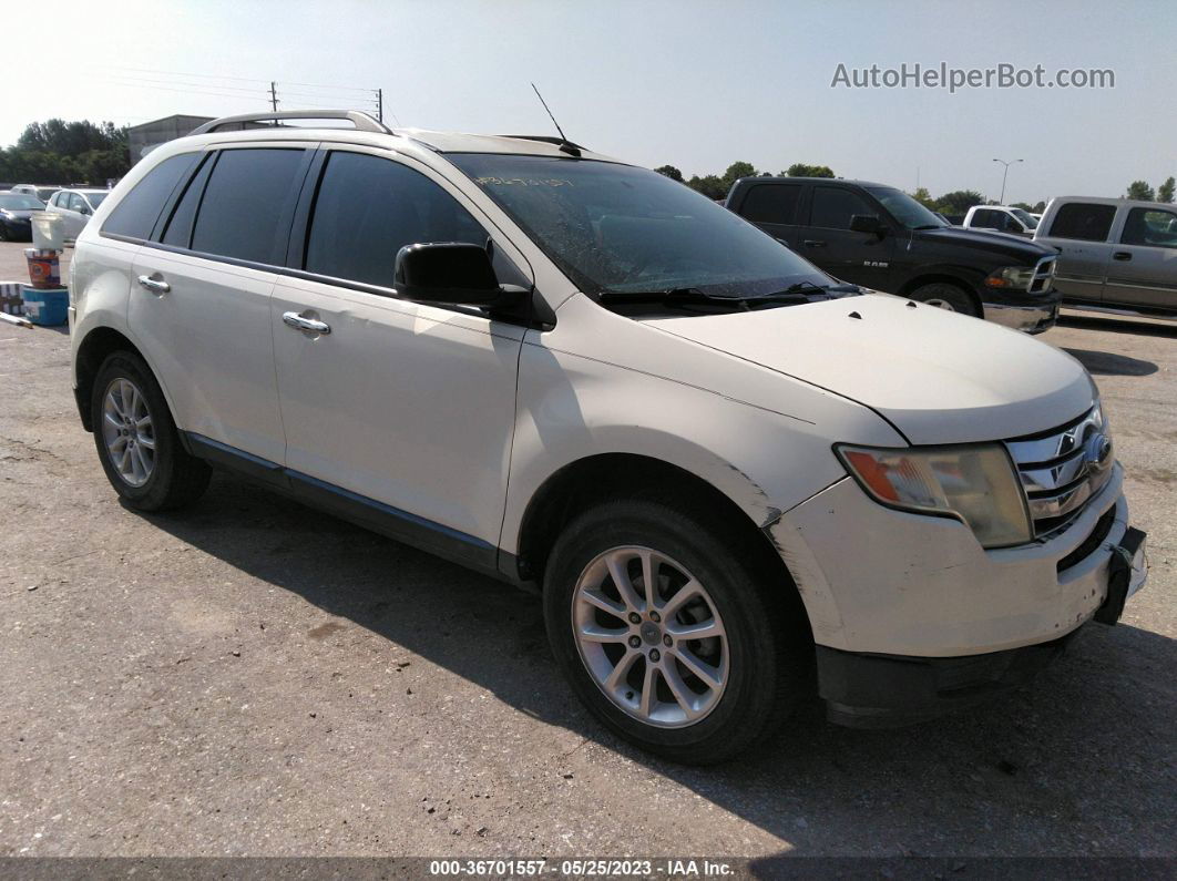 2008 Ford Edge Se Cream vin: 2FMDK36C58BB12667