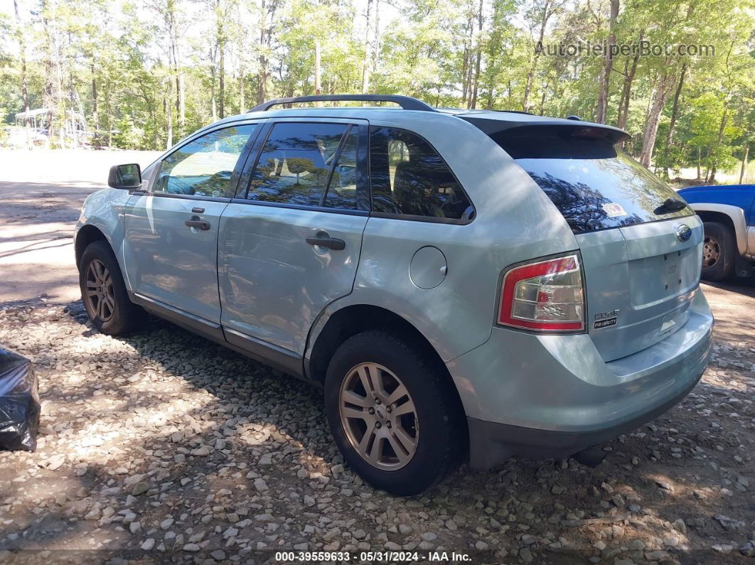 2008 Ford Edge Se Light Blue vin: 2FMDK36C68BA46498