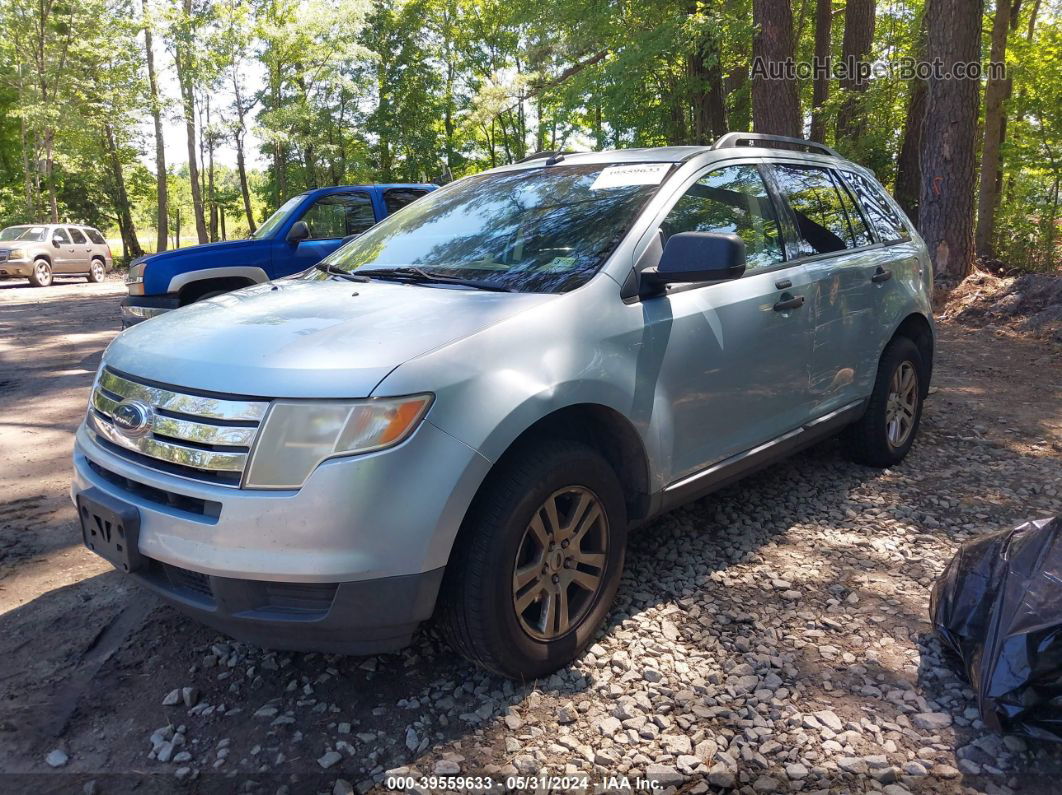 2008 Ford Edge Se Light Blue vin: 2FMDK36C68BA46498