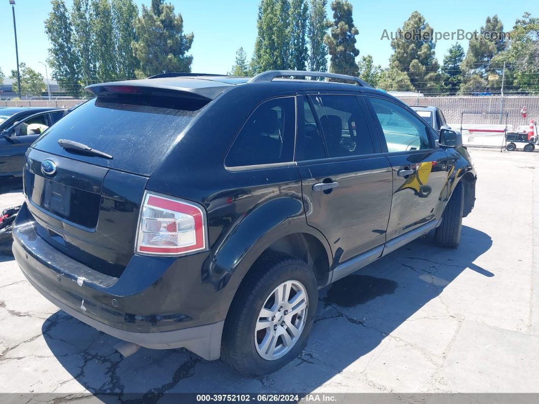 2008 Ford Edge Se Black vin: 2FMDK36C68BA66802