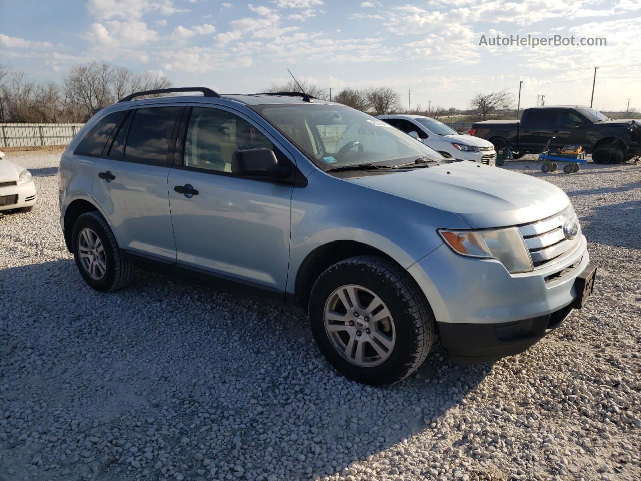 2008 Ford Edge Se Синий vin: 2FMDK36C78BA44842