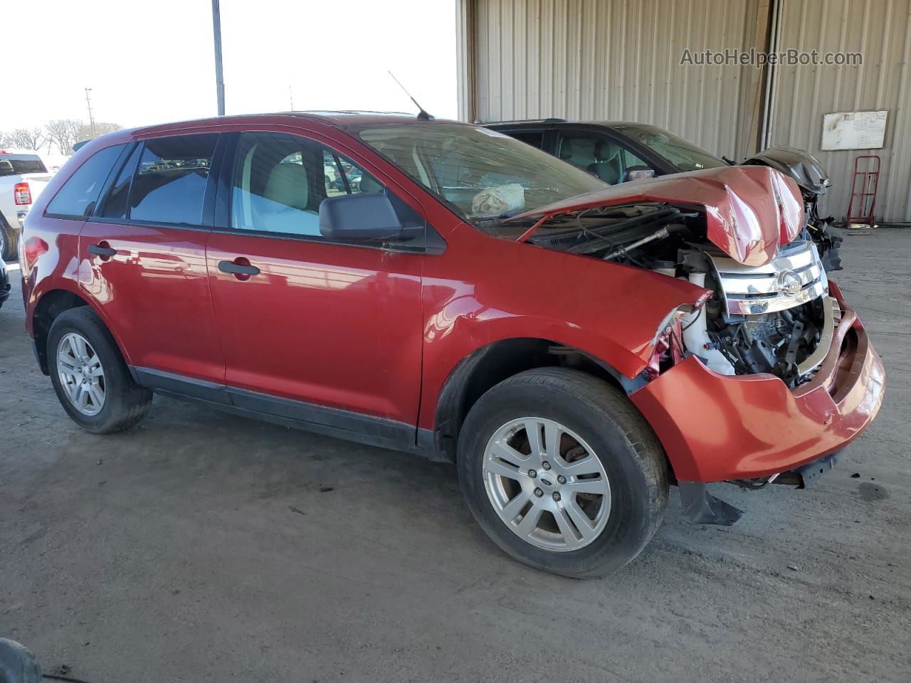 2008 Ford Edge Se Maroon vin: 2FMDK36C78BA53461