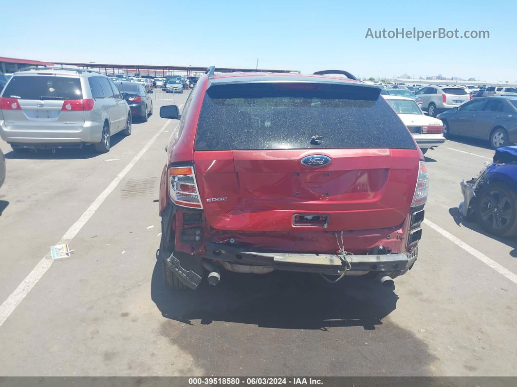 2008 Ford Edge Se Maroon vin: 2FMDK36C78BB08670