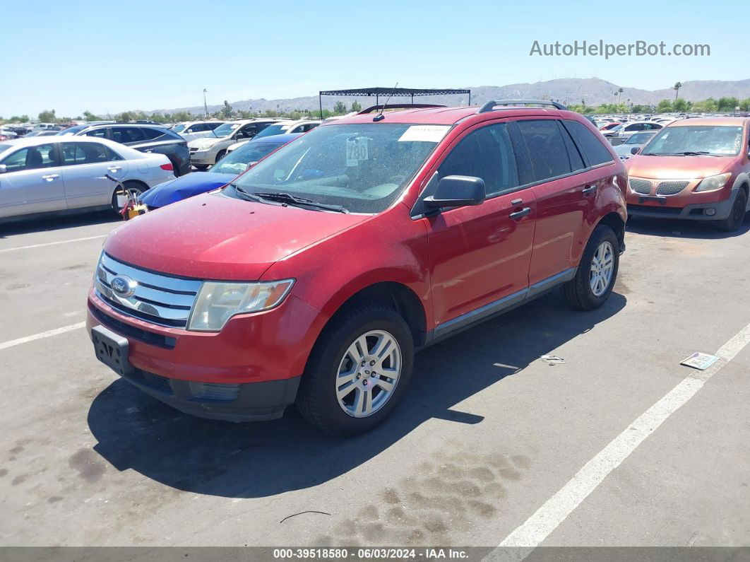 2008 Ford Edge Se Maroon vin: 2FMDK36C78BB08670