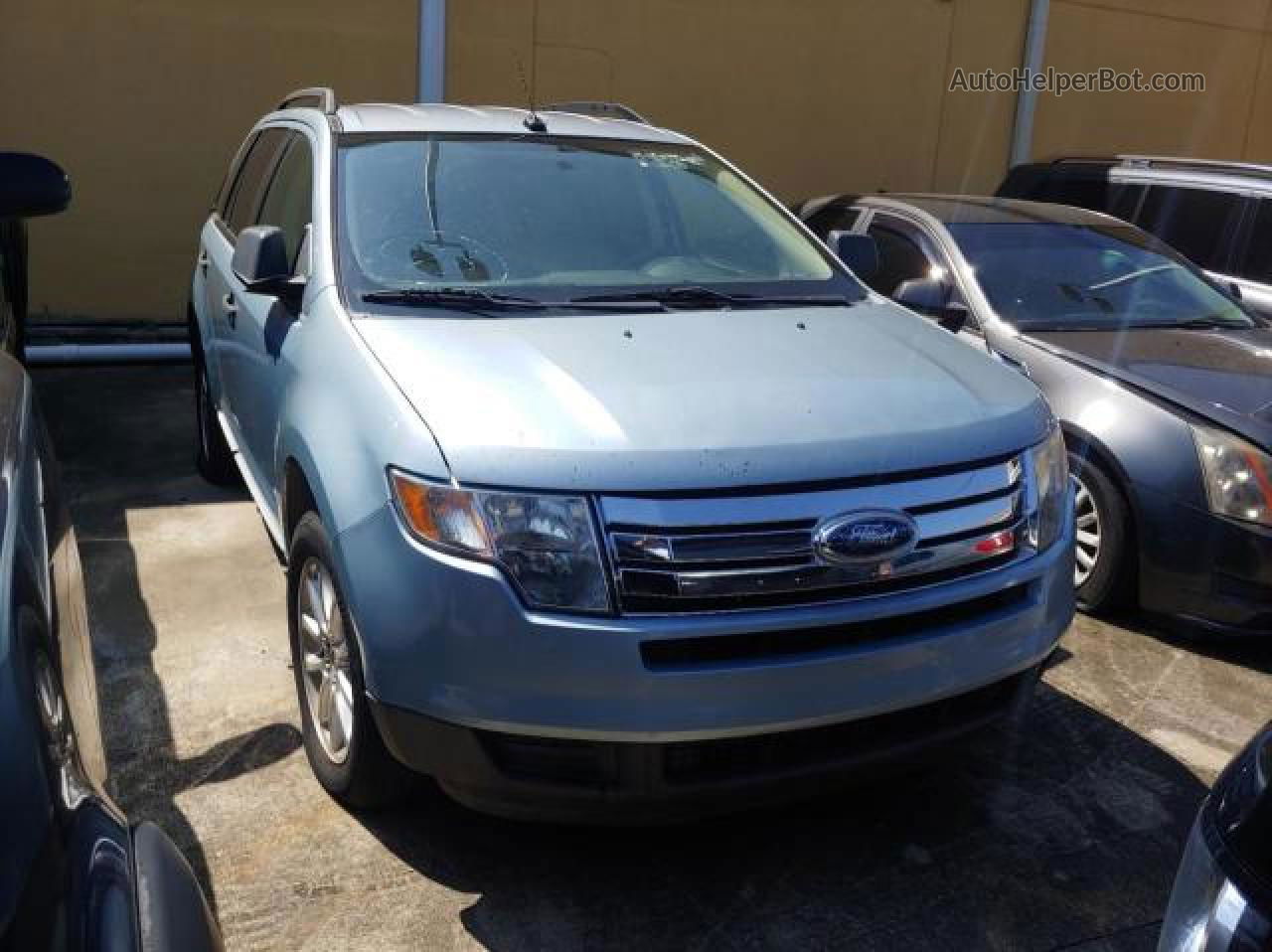 2008 Ford Edge Se Blue vin: 2FMDK36C88BA49158