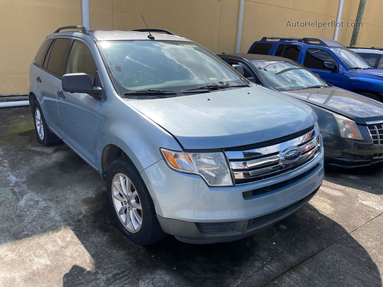 2008 Ford Edge Se Синий vin: 2FMDK36C88BA49158