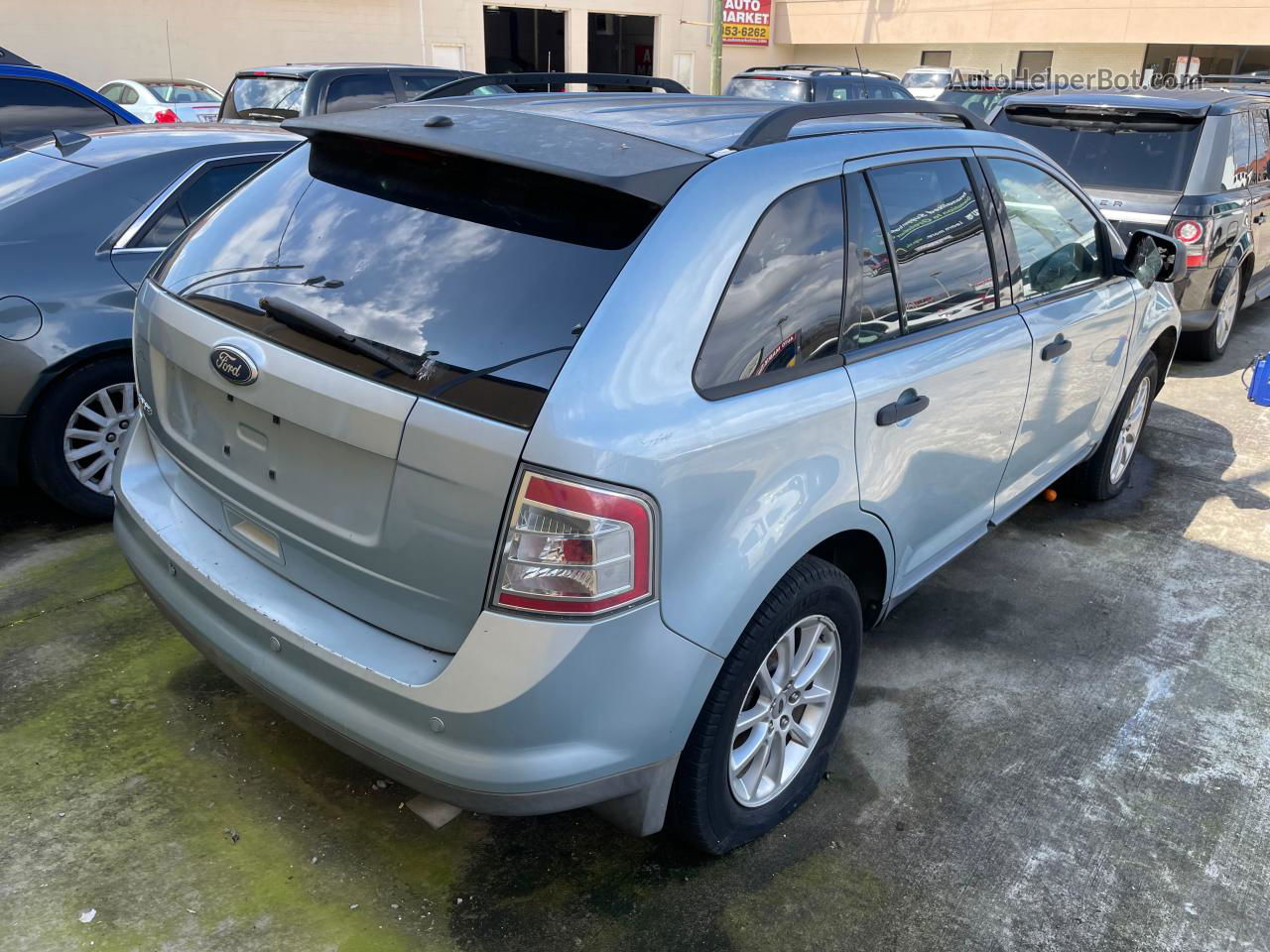 2008 Ford Edge Se Blue vin: 2FMDK36C88BA49158