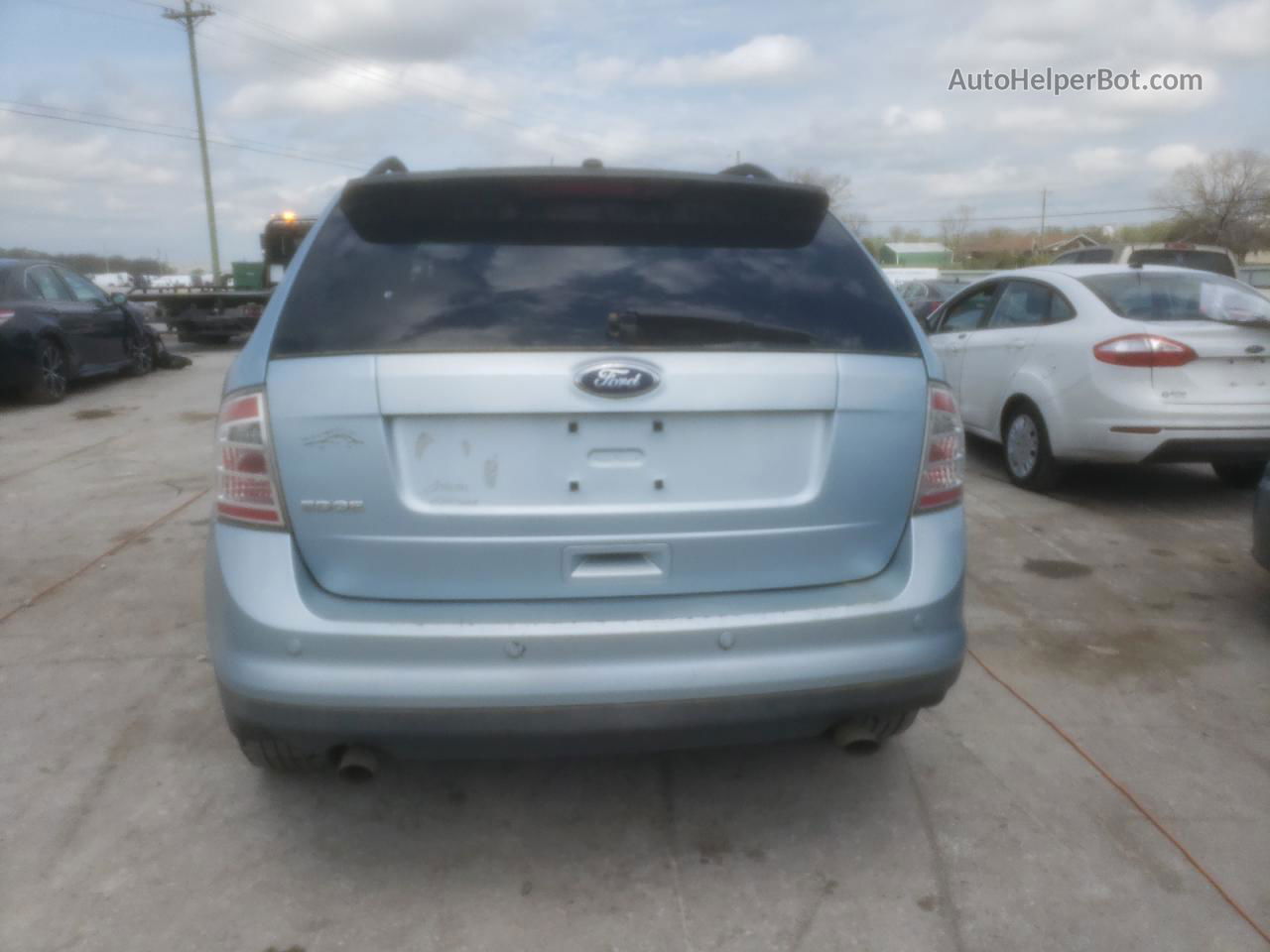 2008 Ford Edge Se Blue vin: 2FMDK36C88BA49158