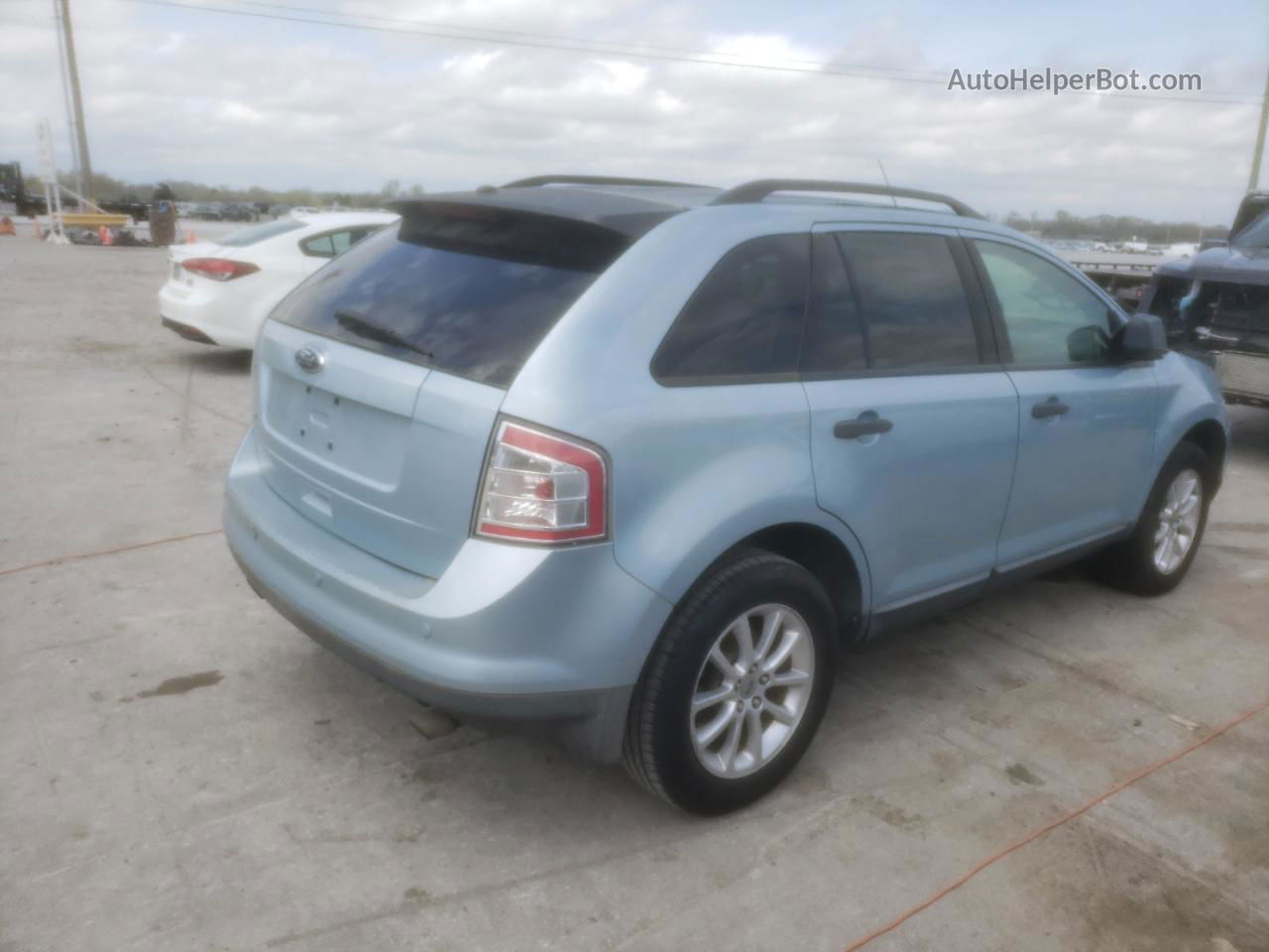 2008 Ford Edge Se Blue vin: 2FMDK36C88BA49158