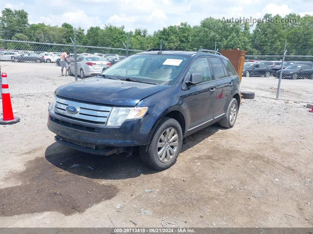 2008 Ford Edge Se Dark Blue vin: 2FMDK36C98BA28304