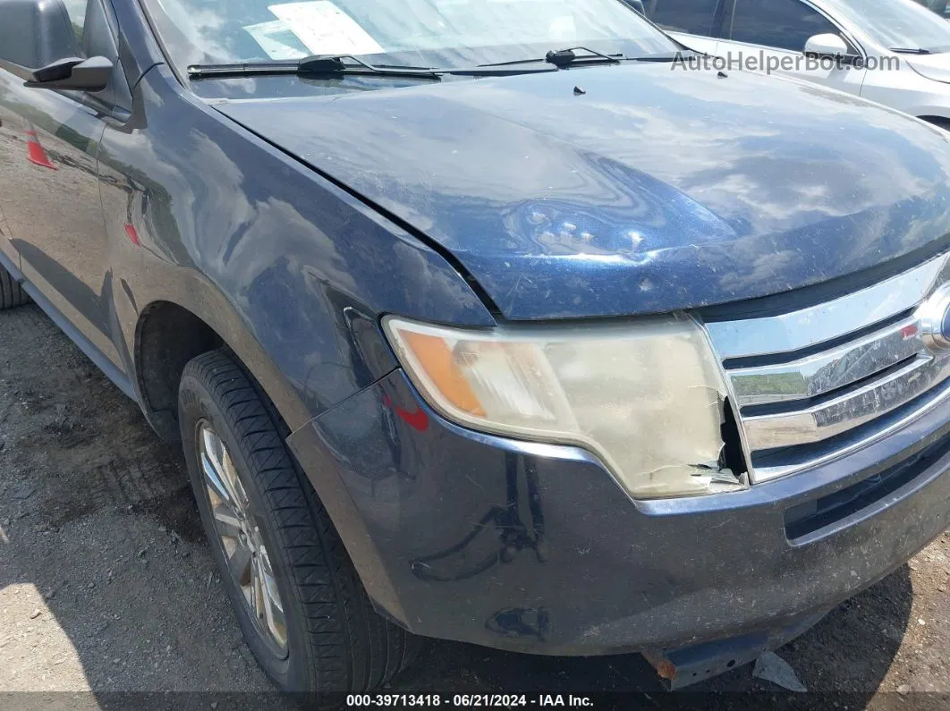 2008 Ford Edge Se Dark Blue vin: 2FMDK36C98BA28304