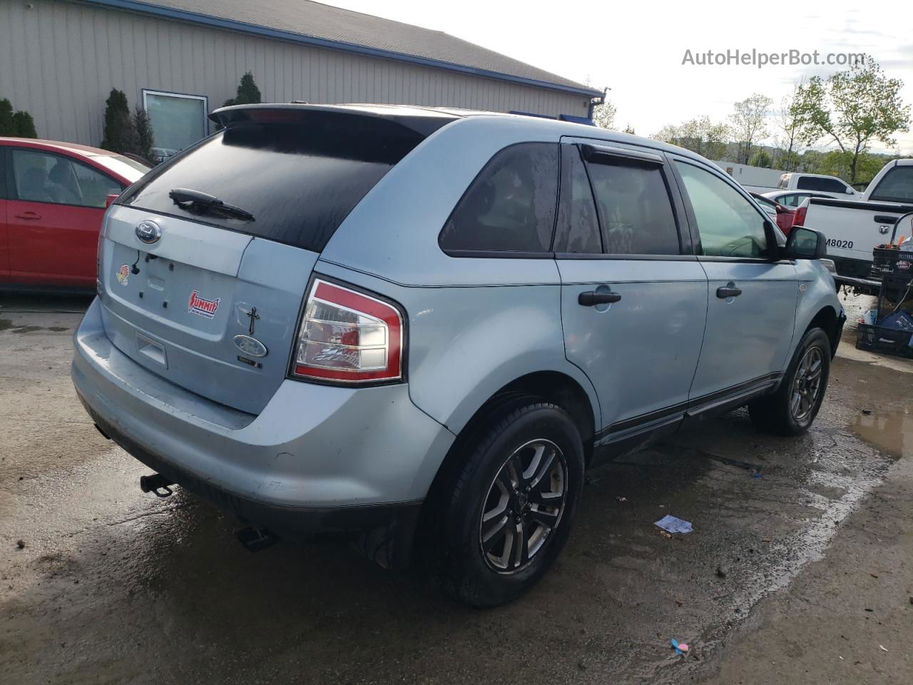 2008 Ford Edge Se Blue vin: 2FMDK36C98BA64655