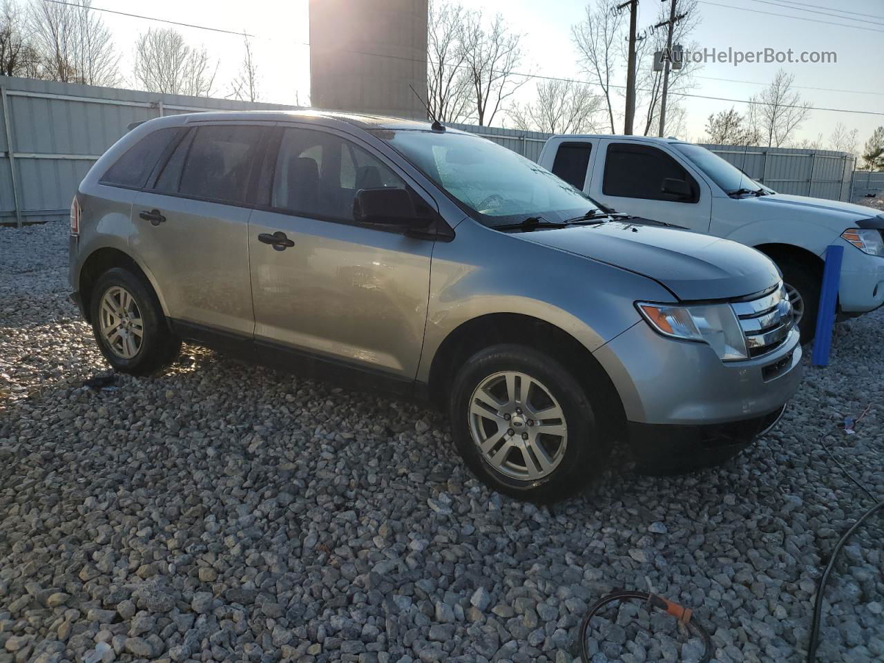 2008 Ford Edge Se Silver vin: 2FMDK36CX8BA29090