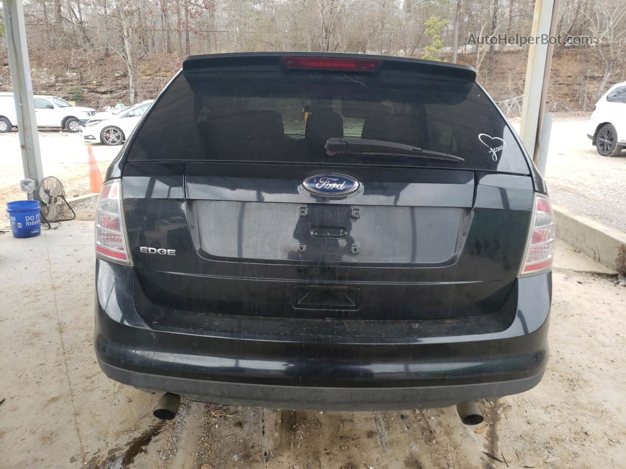 2008 Ford Edge Se Black vin: 2FMDK36CX8BA58637