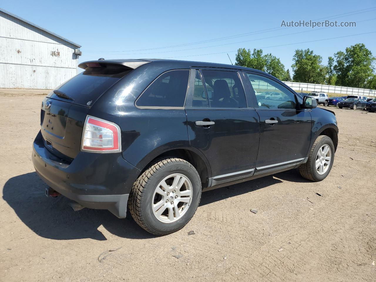 2008 Ford Edge Se Black vin: 2FMDK36CX8BA82758