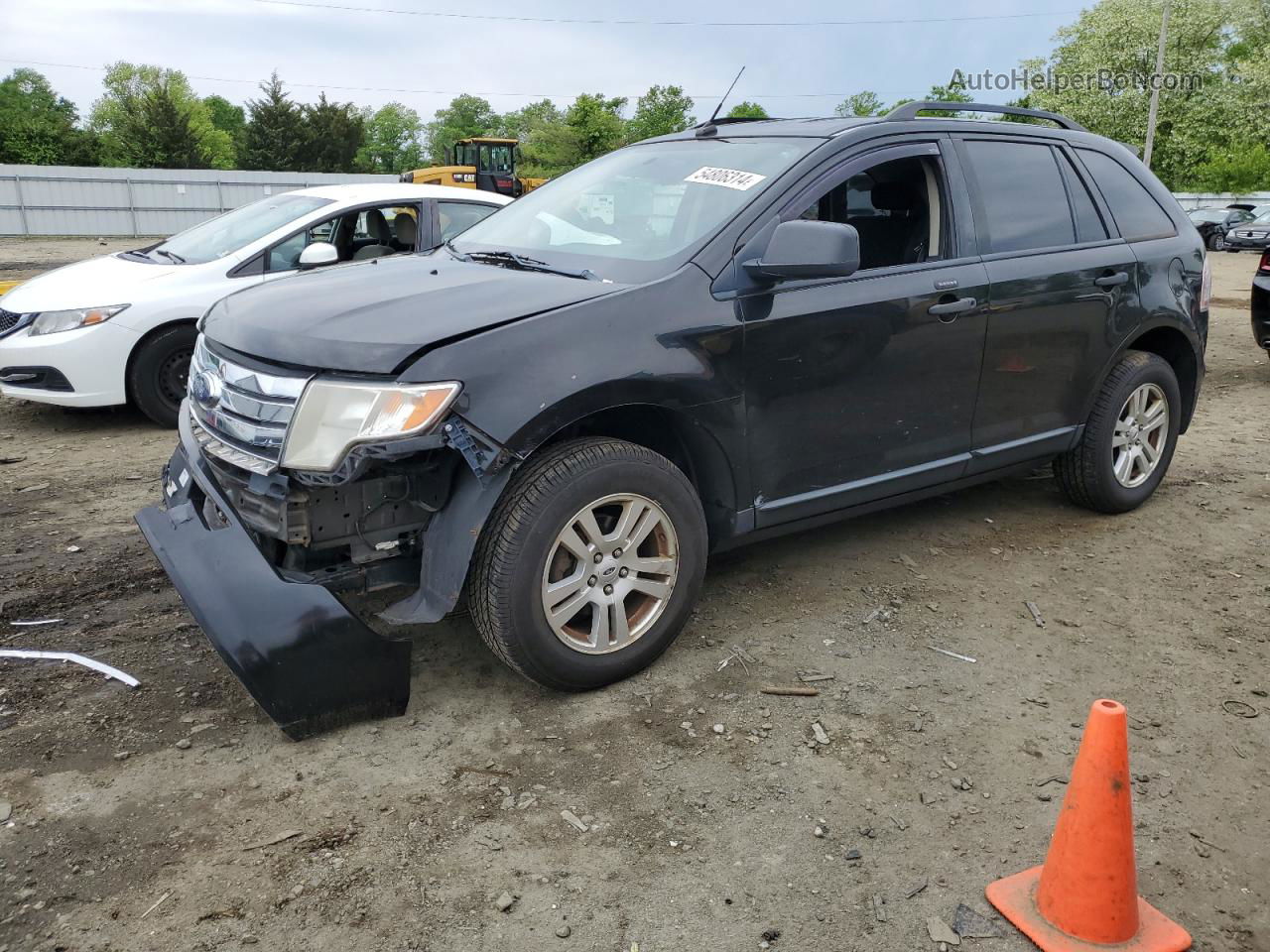 2008 Ford Edge Se Black vin: 2FMDK36CX8BA83442