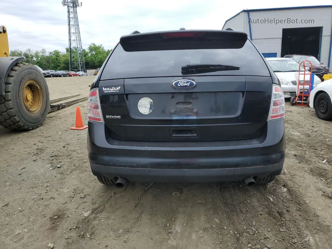 2008 Ford Edge Se Black vin: 2FMDK36CX8BA83442