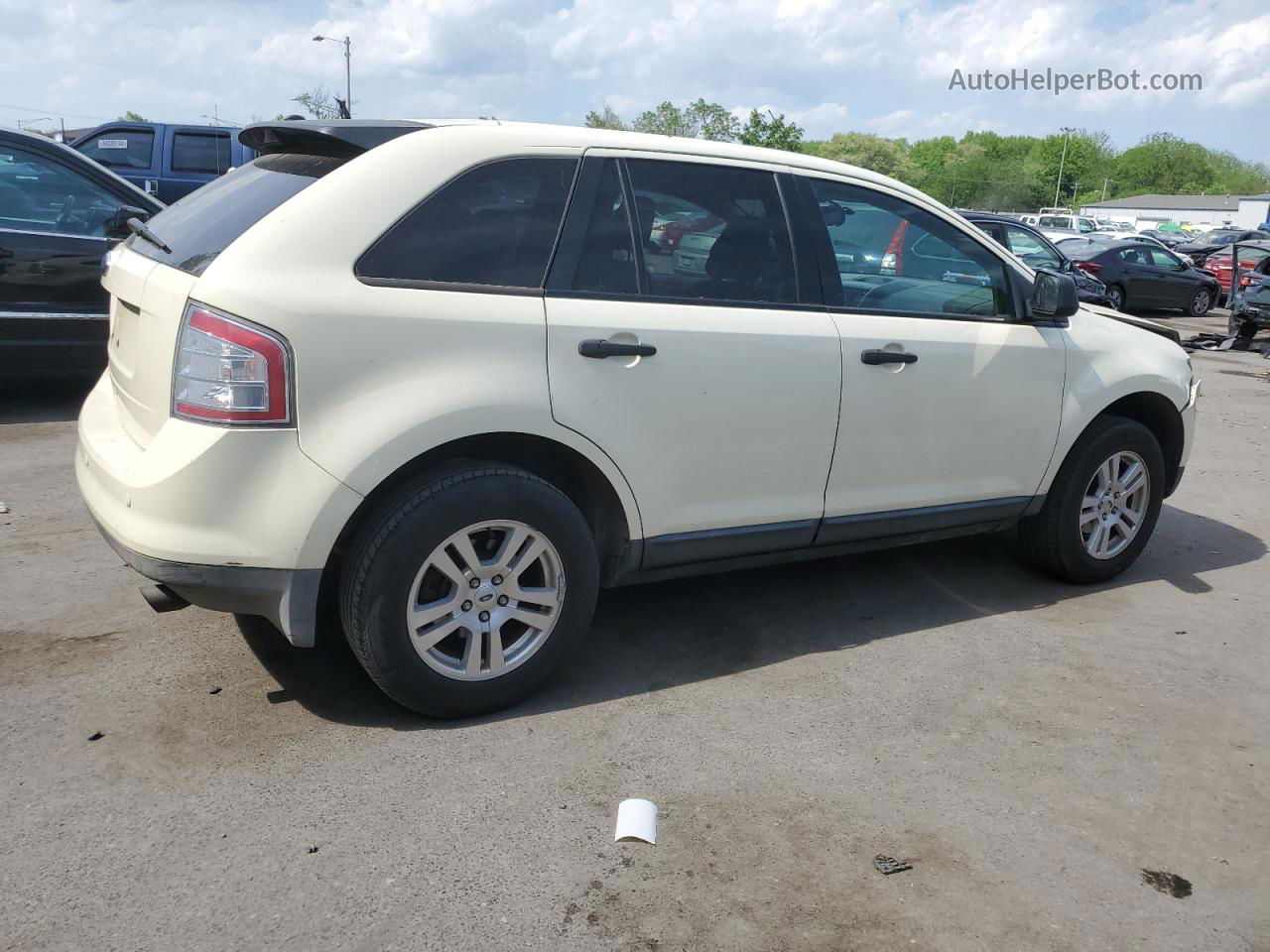 2008 Ford Edge Se Бежевый vin: 2FMDK36CX8BB40643