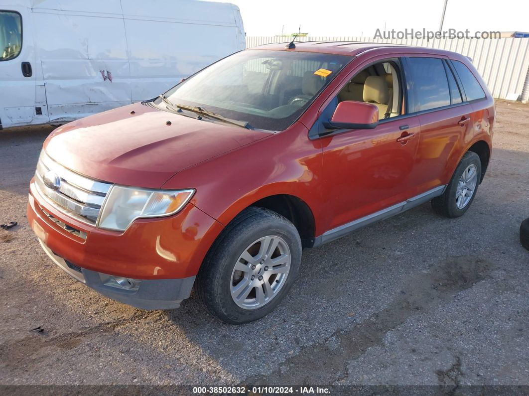 2008 Ford Edge Sel Orange vin: 2FMDK38C08BA12165