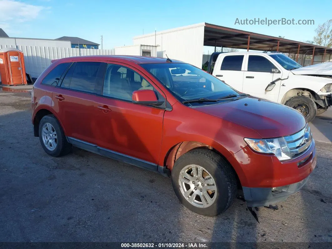 2008 Ford Edge Sel Orange vin: 2FMDK38C08BA12165