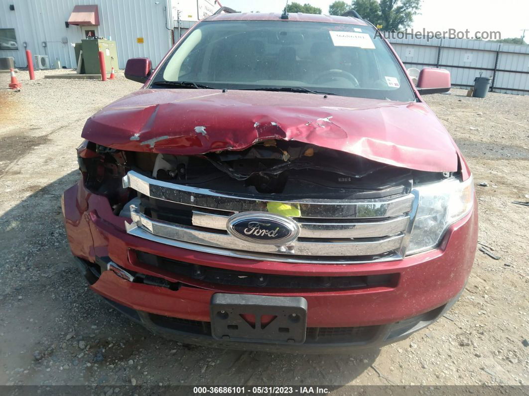 2008 Ford Edge Sel Красный vin: 2FMDK38C08BA51225