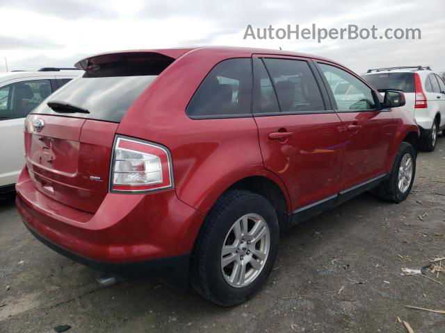 2008 Ford Edge Sel Red vin: 2FMDK38C08BA51418