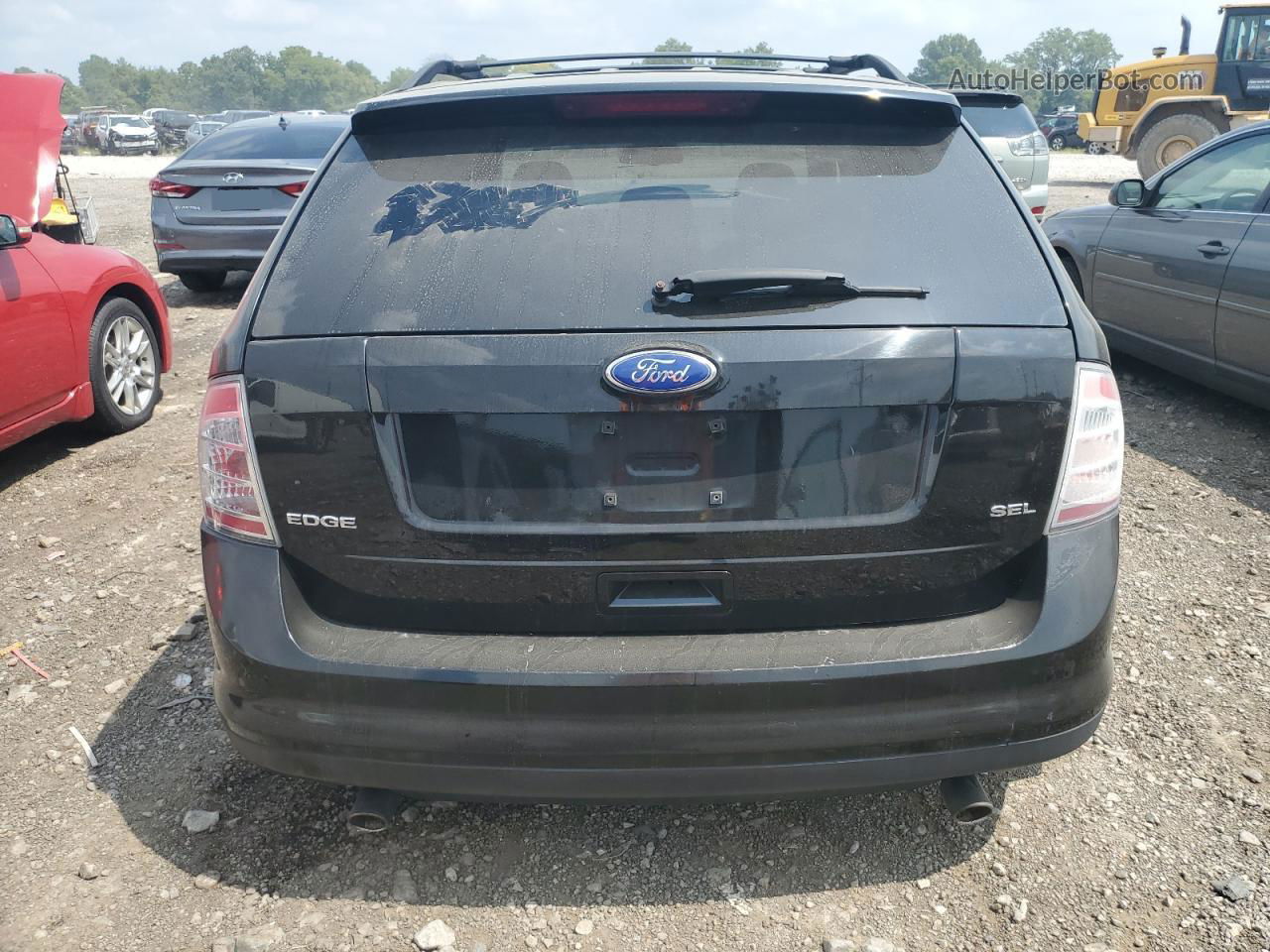 2008 Ford Edge Sel Black vin: 2FMDK38C08BA87867