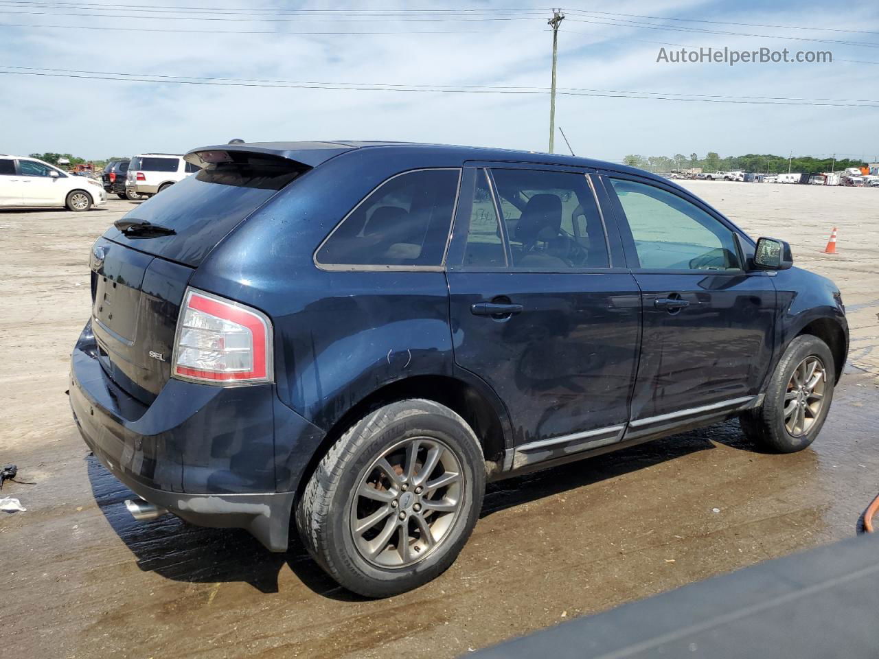 2008 Ford Edge Sel Blue vin: 2FMDK38C08BB48795