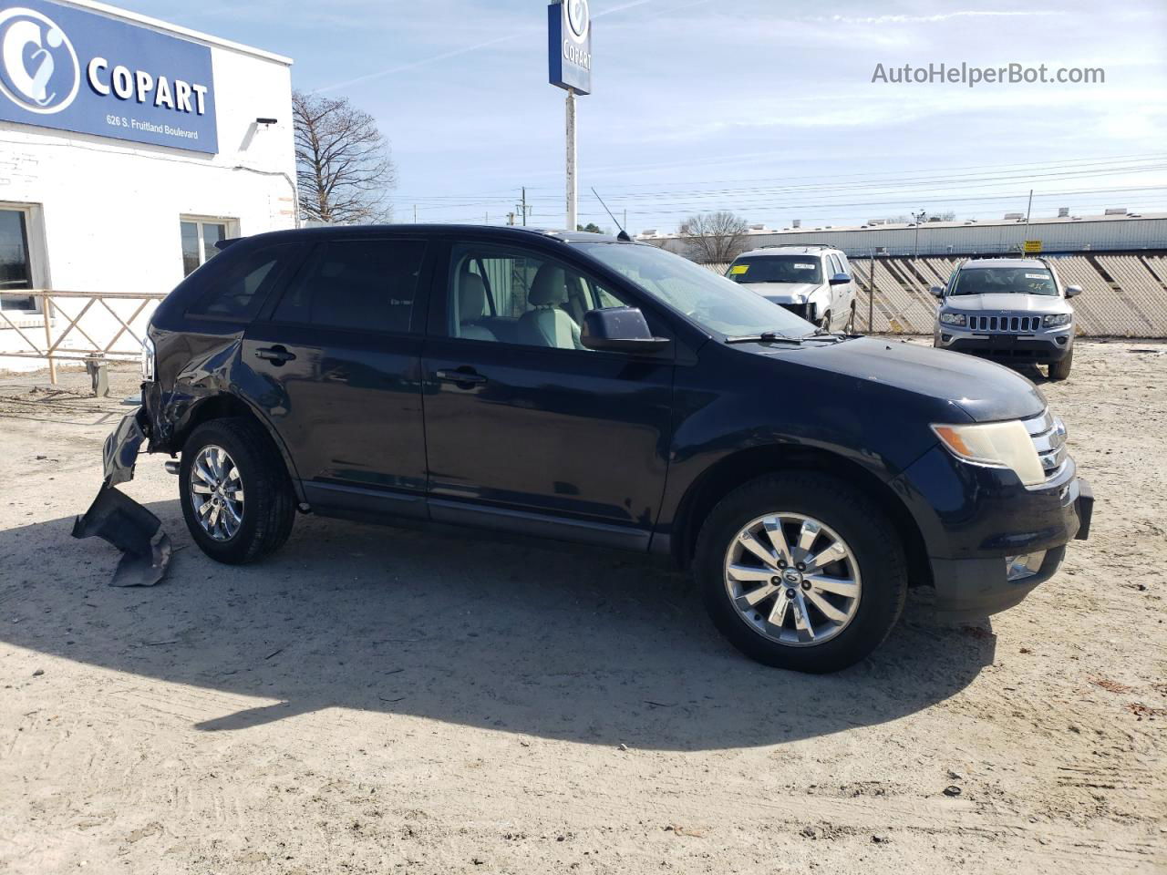 2008 Ford Edge Sel Blue vin: 2FMDK38C18BA10537