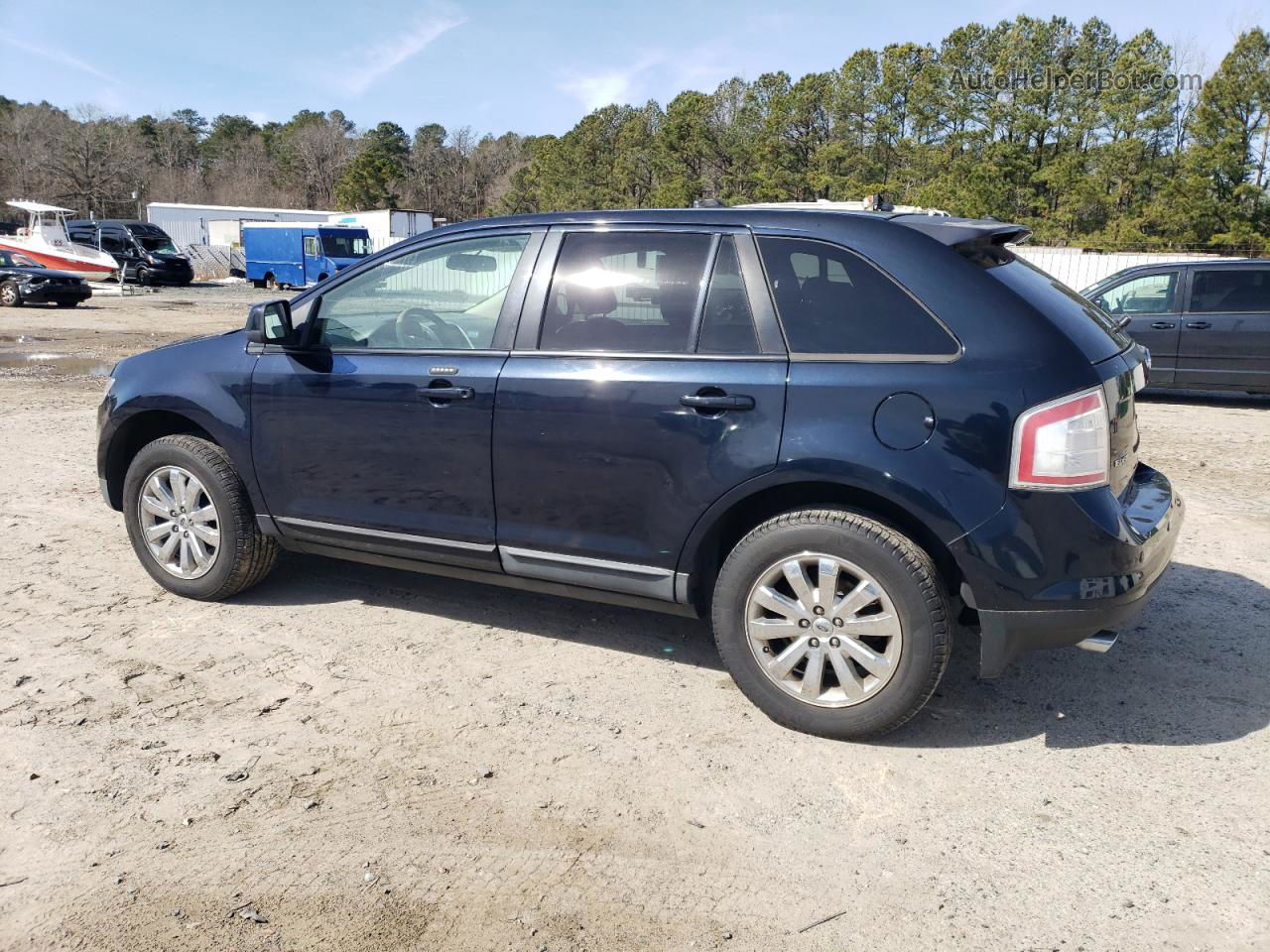 2008 Ford Edge Sel Blue vin: 2FMDK38C18BA10537