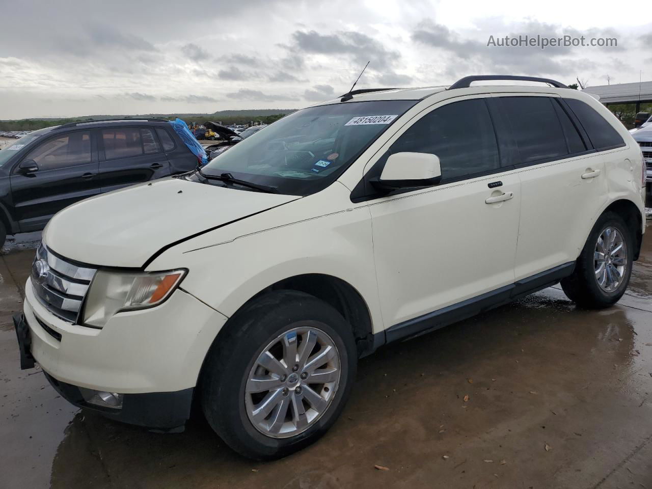 2008 Ford Edge Sel White vin: 2FMDK38C18BA49466