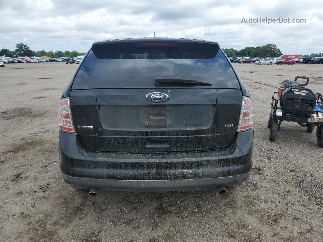 2008 Ford Edge Sel Black vin: 2FMDK38C18BA51959